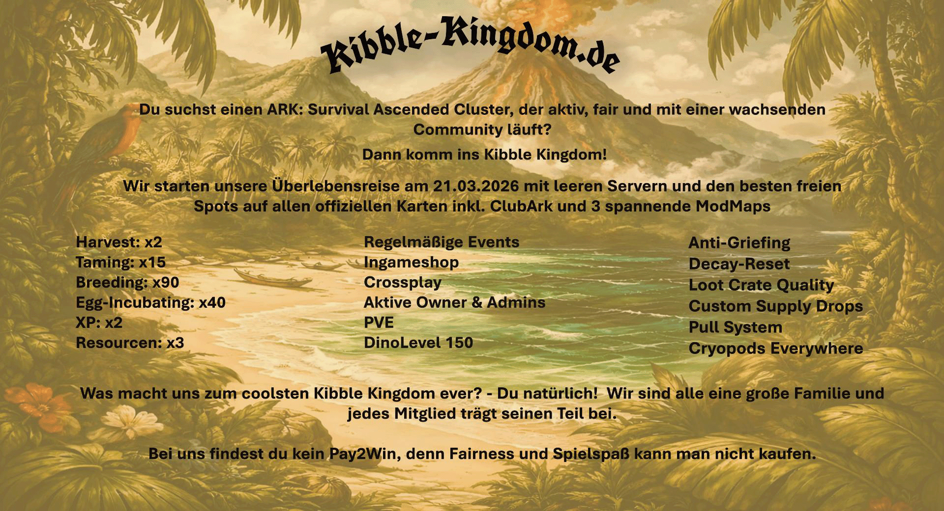 Werbebanner Kibble Kingdom